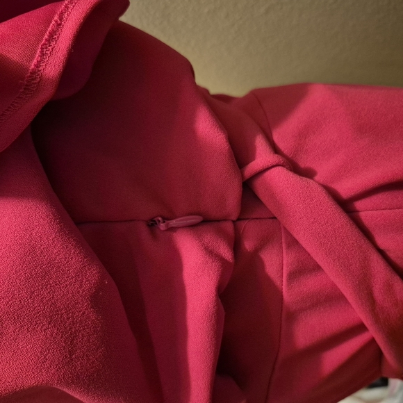 Kensie Red Sheath Dress with Dolman Sleeves - Picture 3 of 8